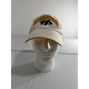 Iowa Hawkeyes Top of the World Baseball Hat White and Yellow